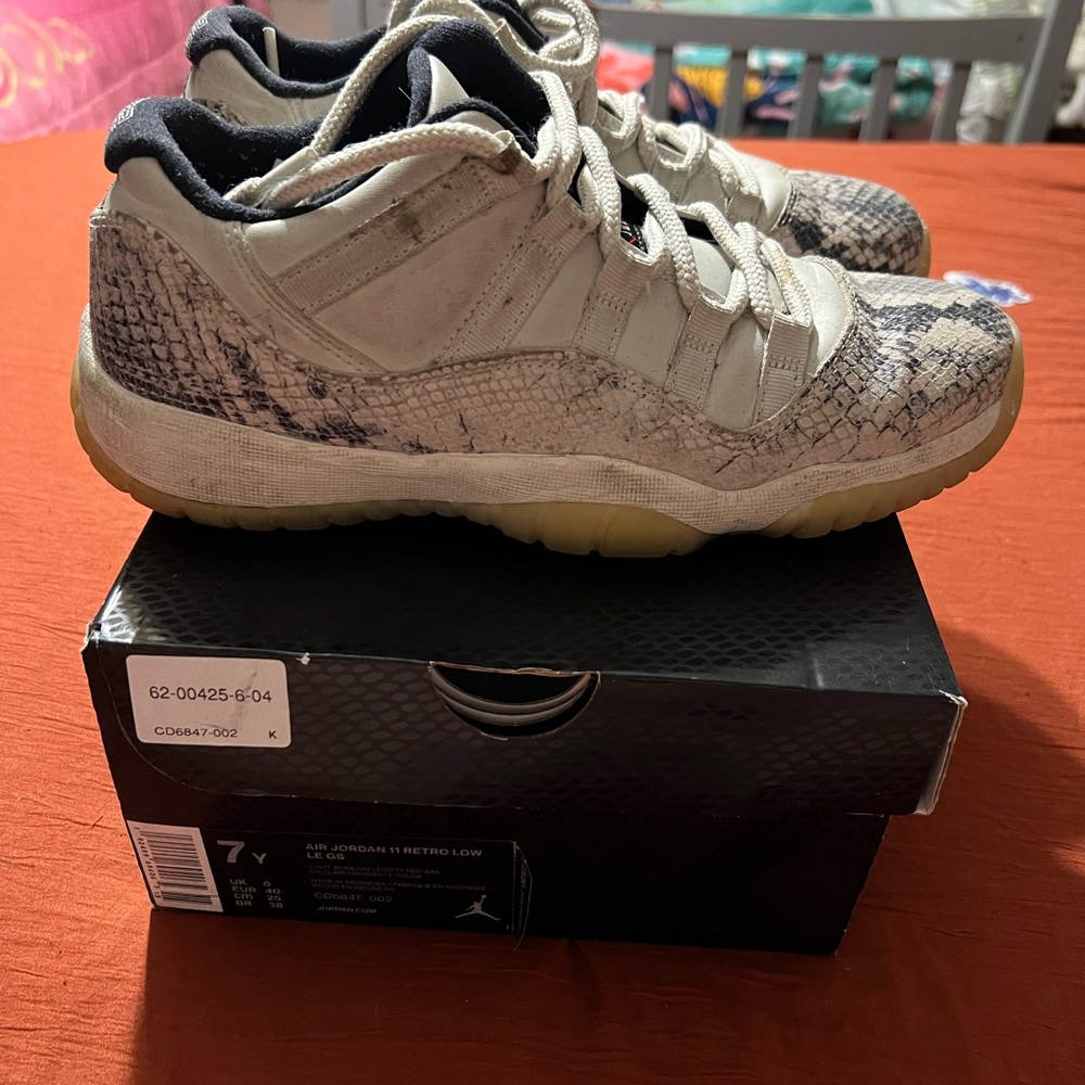 Kids Snakeskin Pattern Sneakers View 3